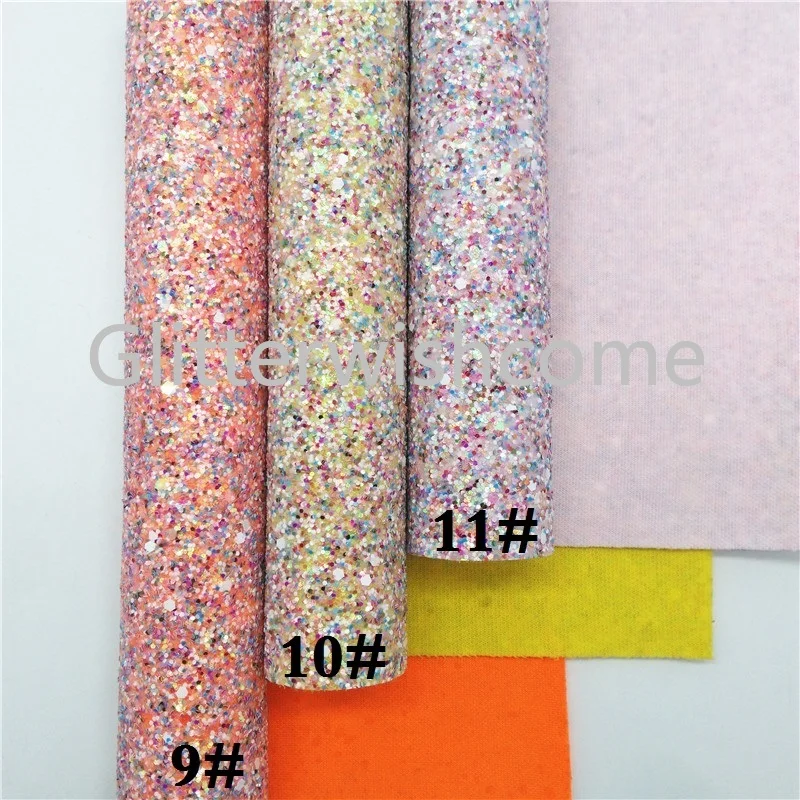 Glitterwishcome 21X29 см А4 Размер синтетическая кожа, массивная блестящая кожа, искусственная ткань из искусственной кожи винил для бантов, GM665A
