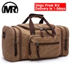 MARKROYAL Doux Toile Hommes Sacs de Voyage Bagages À main Sacs Hommes sac de marin sac de voyage Grand petit sac de voyage Nuit Haute Capacité ► Photo 1/6