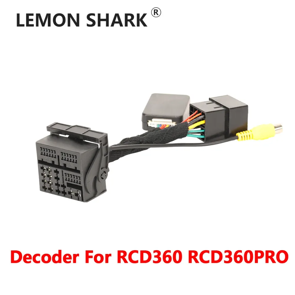 Декодер для RCD360 RCD360 PRO автомобиля Plug& Play ISO Quadlock Кабель-адаптер CANBUS декодер симулятор для VW
