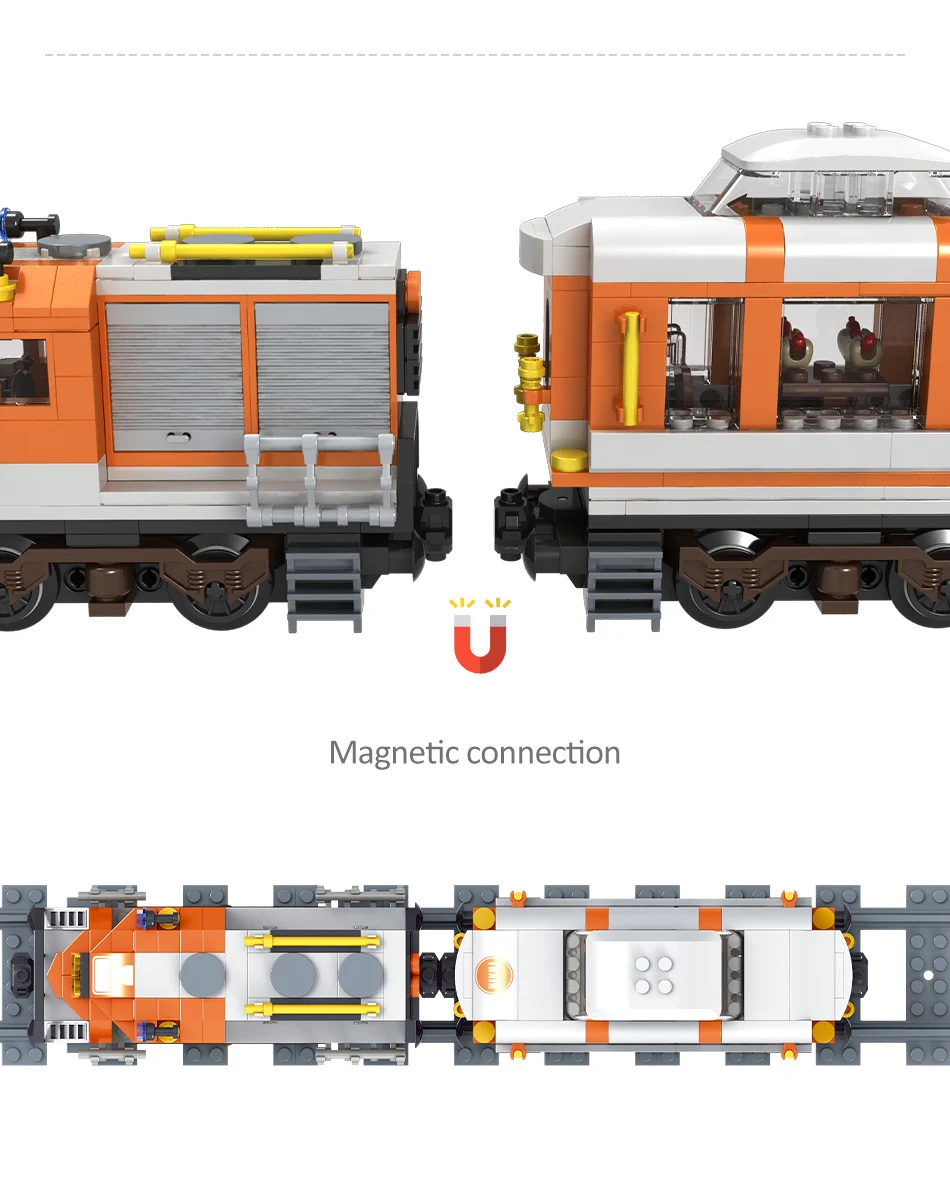 Winner Creator Train Blocks Building Toys