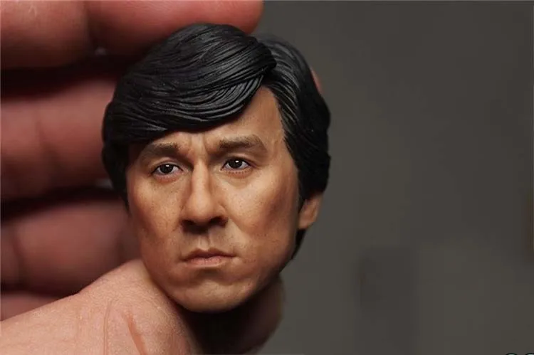 Коллекционная 1/6 Шкала ПВХ Jackie Chan Мужская голова Sculpt резная форма для 12 ''Мужская фигурка кукла тело