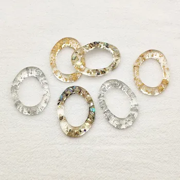 

New arrival! 40x29mm 30pcs Acrylic Oval-shape Charm for earrings,Earring parts,jewelry findings!