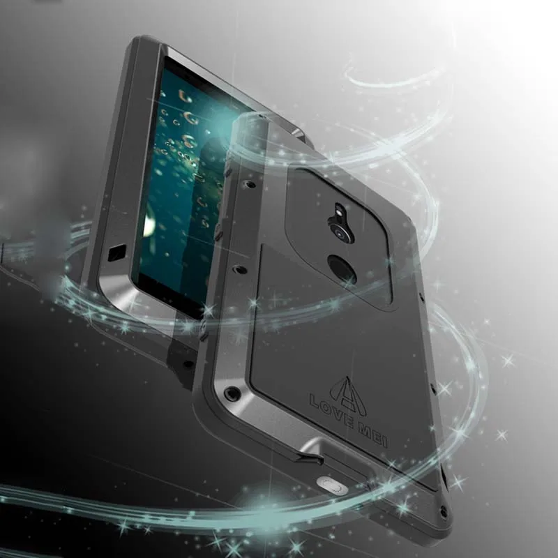 Алюминиевый металлический чехол LOVE MEI для sony Xperia XZ2/XZ2 Compact Armor ударопрочный водонепроницаемый чехол для sony XZ2 Compact Capa