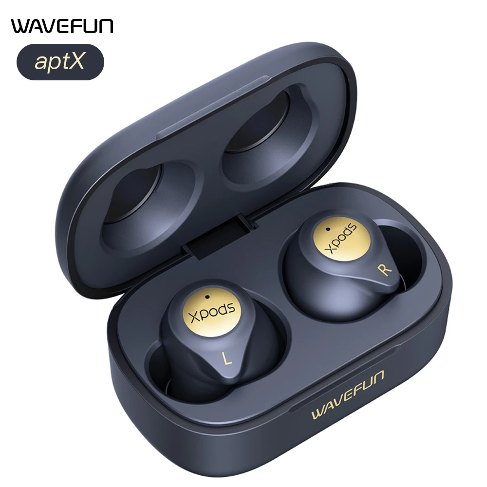 Wavefun Xpods 3t Bluetooth Earphone Aptx c Hifi Ipx7 Waterproof Cvc8 0 Wireless Charging Headphones Bt5 0 Sport Headphones Phone Earphones Headphones Aliexpress