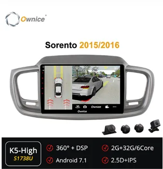 

Ownice 6Core Android 7.1 Car Player Radio GPS 360 Panorama Auto Stereo For Kia Sorento 2015 2016 4G LTE Navigation Audio