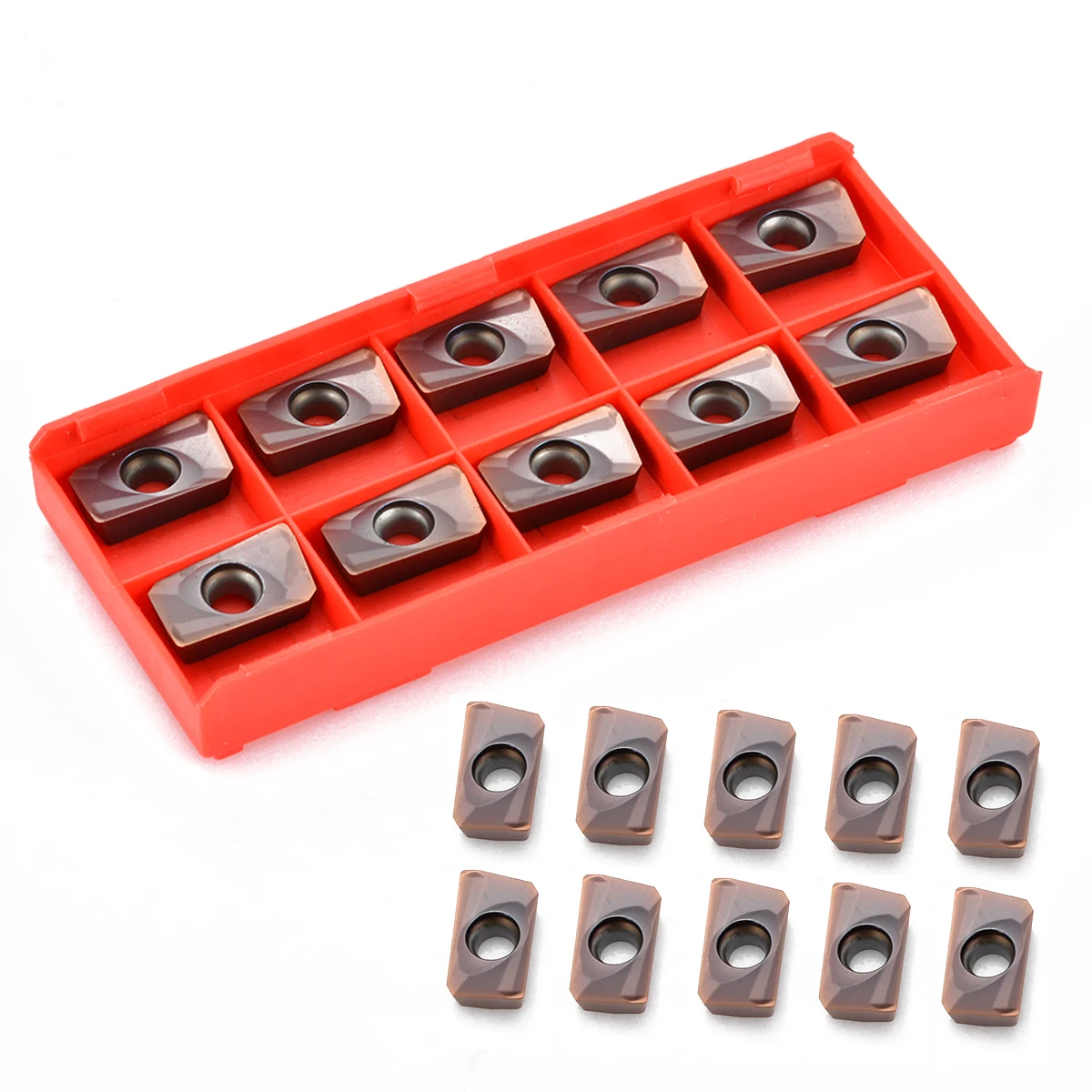 

10Pcs APMT1604PDER-H2 VP15TF Carbide Inserts 25R0.8 Indexable Lathe Blade Turning Cutter For Milling Machine CNC Tools
