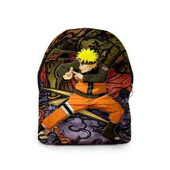 

2020 Anime Naruto Backpacks Men Women Fashion School Bags Multi Pocket Travel Bags 3D Teenage Notebook Backpack Bag