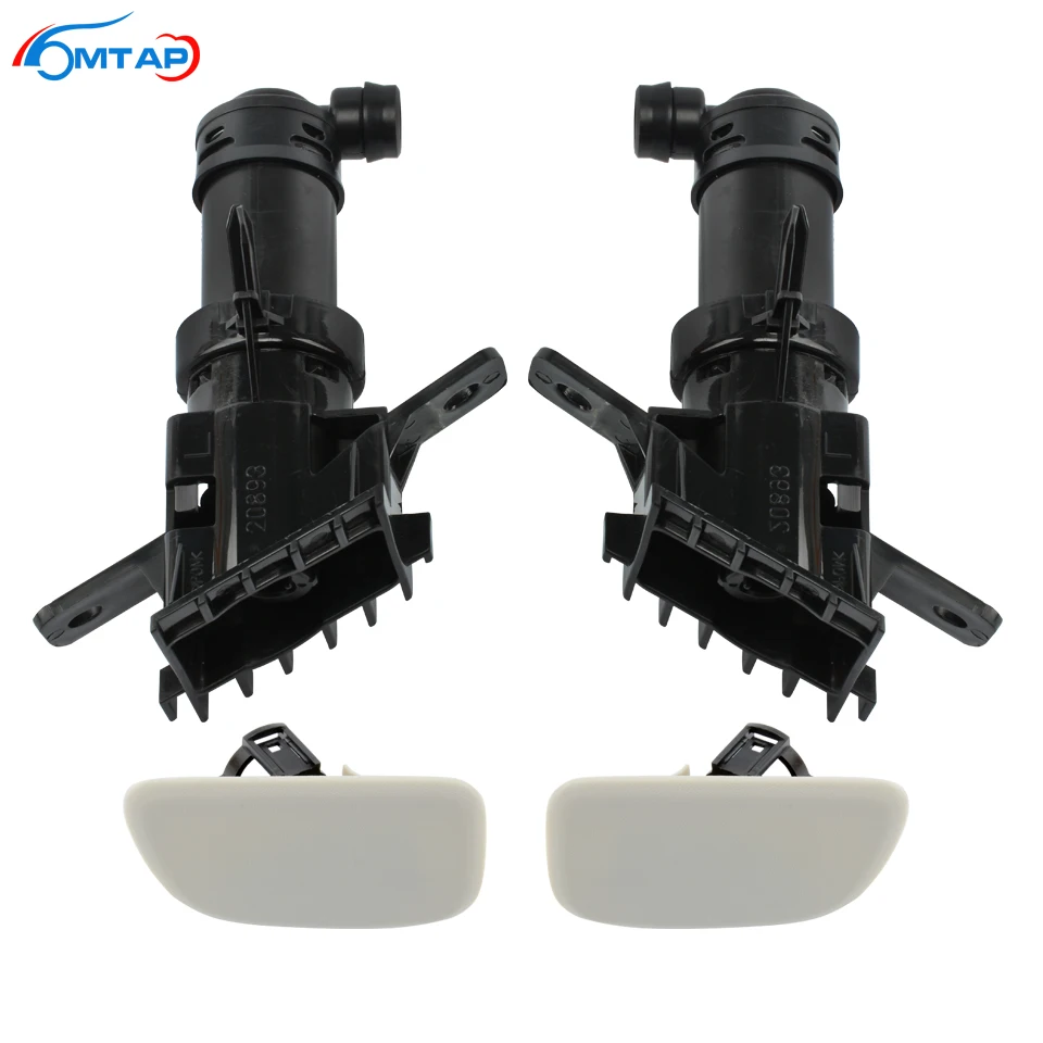 MTAP For Subaru Forester SG 2005-2008 Headlight Washer Nozzle Cover Front Bumper Headlamp Cleaning Water Sprayer Jet | Автомобили и