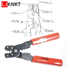 Multi HS-202B Tragbare Hand Crimpen Werkzeug Zange Terminals Crimpper Funktionale Mini Zangen Drähte isoliert kleine ferrules clamp