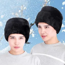 Мужская зимняя шапка универсальная, повседневная, уличная, Корейская версия, люди среднего и пожилого возраста утолщенные и теплые