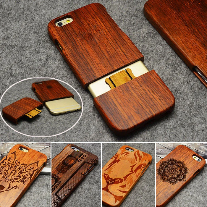 

Phone Case 100% Handmade Natural Real Wood Bamboo Hard Cover for Apple iPhone X XR XS MAX 8 7 Plus 6 6S Plus 5S SE
