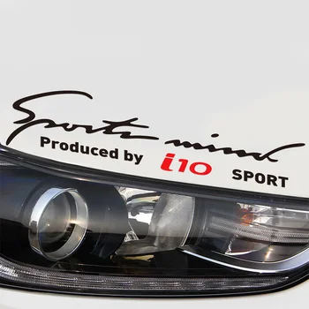 

SPORTS MIND Car Stickers And Decals Reflective Car Styling Car Lamp Eyebrow Vinyl Decoration For Hyundai i10