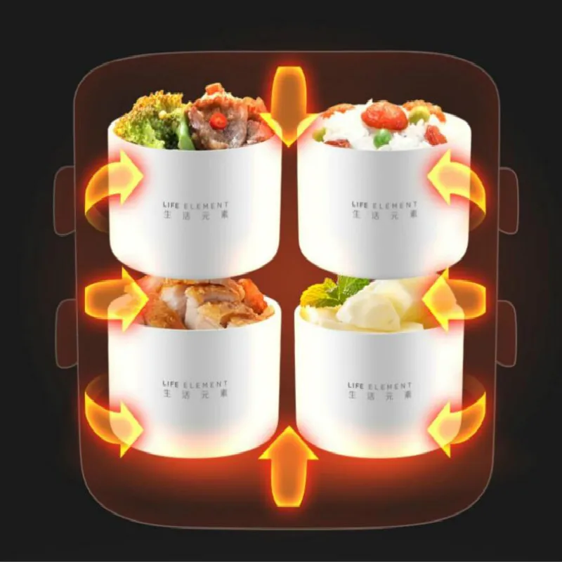 Electric Lunch Box Small Lunch Box Rice Cooker Cooking Appliance Thermal Lunch Box Hot Dish Cooking Rice Hot Rice Cooker