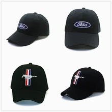 Автомобильная Кепка с логотипом, хлопковая Высококачественная тканевая гоночная Кепка mustang для ford mustang Focus kuga Fiesta Ecosport Mondeo