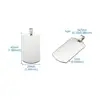 50pcs 201 Stainless Steel Rectangle Blank Stamping Tag Pendants with Snap on Bail Supplies for DIY Jewelry Necklace Making 3