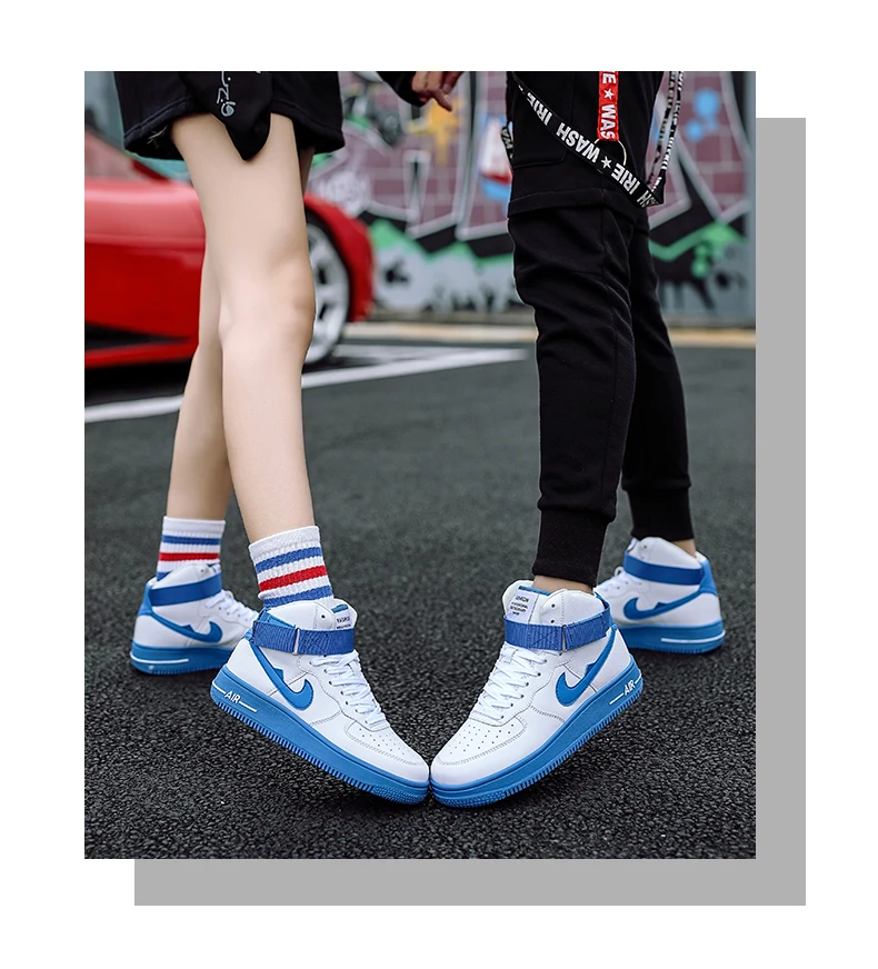 Jordan air Force № 1 aj женская обувь мужские туфли; обувь для влюбленных пар; утолщение