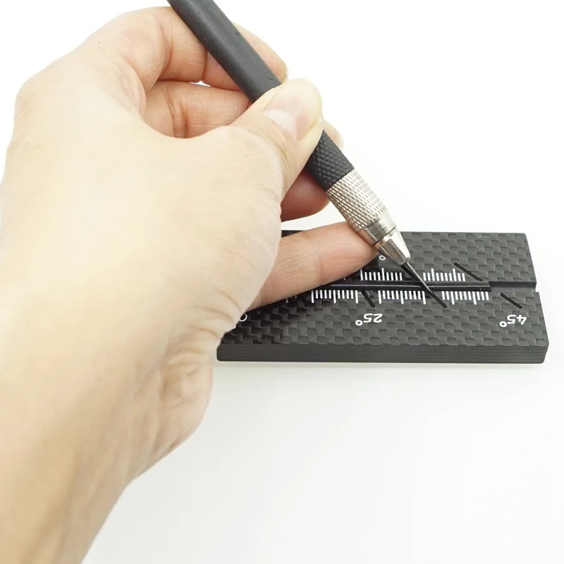 self made tamiya mini 4WD tool for cutting the rubber tube and sponge brake with angle carbon tool for mini 4wd racing car 5