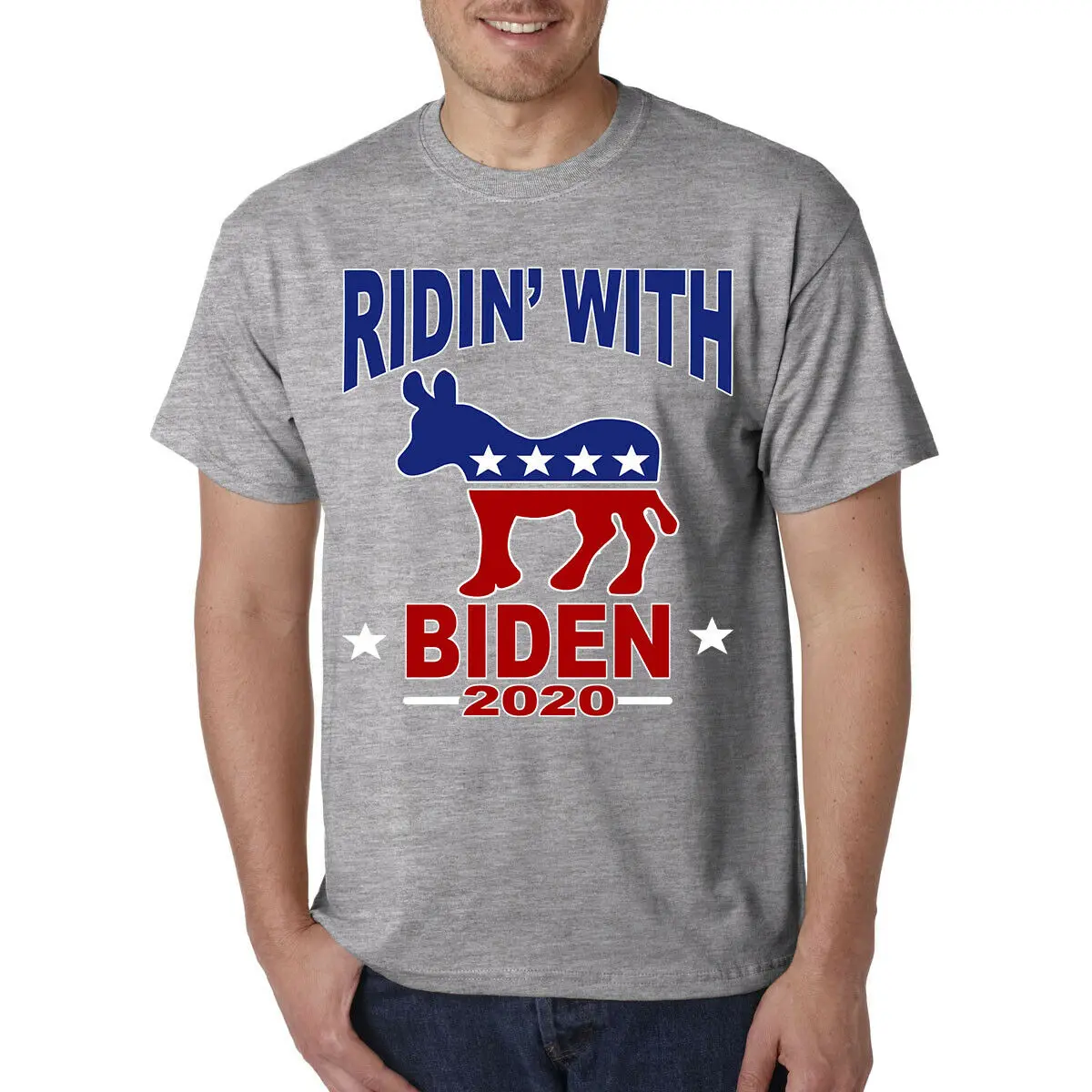 Ridin' с биденом 2020 Joe Biden для президента футболки демократом Анти Трамп