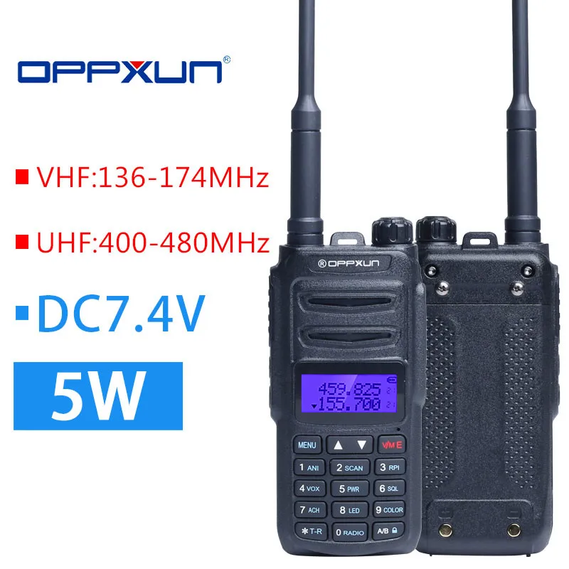 Портативная рация OPPXUN OPX 8R Walkie Talkie любительская радиостанция с двойным сегментом
