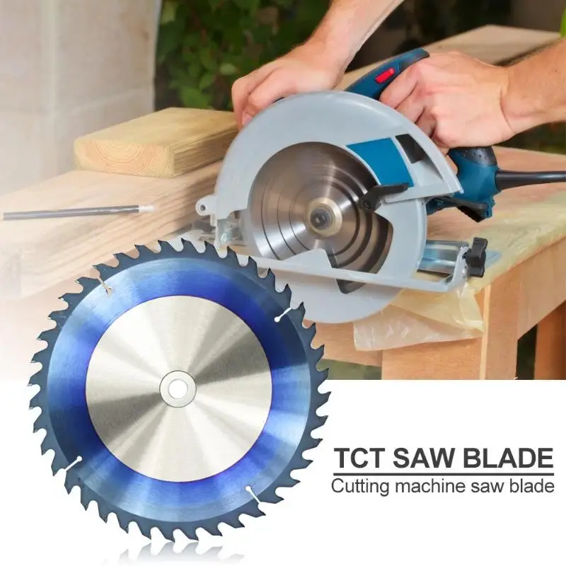 

Wood Carving Saw Blade Disk Grinder Disc Chain Blue Nano Coating High Hardness Woodworking Circular Saw Blade Cutting Tool