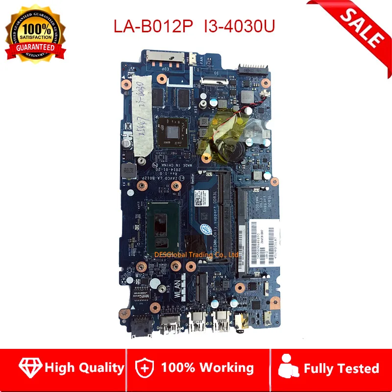 

CN-0XT04J 0XT04J XT04J For Dell Inspiron 5447 5442 5542 5547 Laptop Motherboard LA-B012P REV:1.0 I3-4030U Mainboard Fully Tested