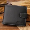 Genuine Leather Wallet Men Clip Cowhide Wallet Men 2022 Brand Coin Wallet Small Clutches Men's Purse Coin Pouch Short Men Wallet ► Photo 2/6