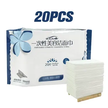 

Travel Cotton Disposable Wash Towel Neutral Cotton Soft Clean Beauty Towel Uncompressed Wet & Dry Towel 20/40/60 pcs