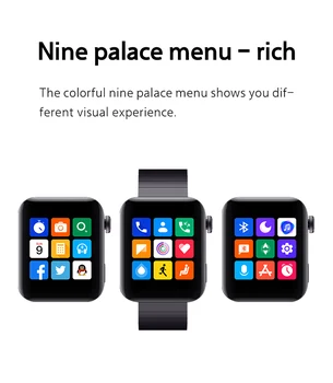 

2020 Smart Watch M6 Bluetooth Call Dial Message Push Multi-sport Mode Heart Rate Health Tracker Smartwatch For ios Android
