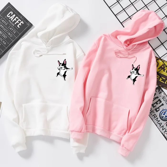 

2020 women Sweatshirt autumn winter shirt animal puppy dog Lover couple shirts women hoodies Sweatshirts outwear S-3XL