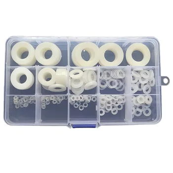 

Nylon Flat Washers, Washers Plastic Gaskets,Washer Gasket for Screws(245Pcs,White)