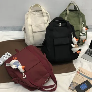 

2020 New Backpack Women School Bagpack Large Capacity Canvas Travel Bookbags Teen Student Schoolbag For Girls Bolsas Escolar