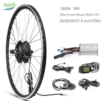 

36 V 350W Electric Controller Bike Conversion Kit Bicycle Hub 20"26"27"28"700 c Bicycle Motor Front Wheel LCD 5 BLDC Kit