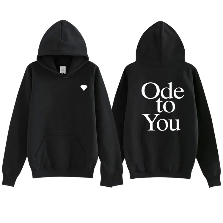 

Frdum Tommy Seventeen concert ode to you same printing pullover loose hoodies kpop unisex autumn winter fleece/thin sweatshirt