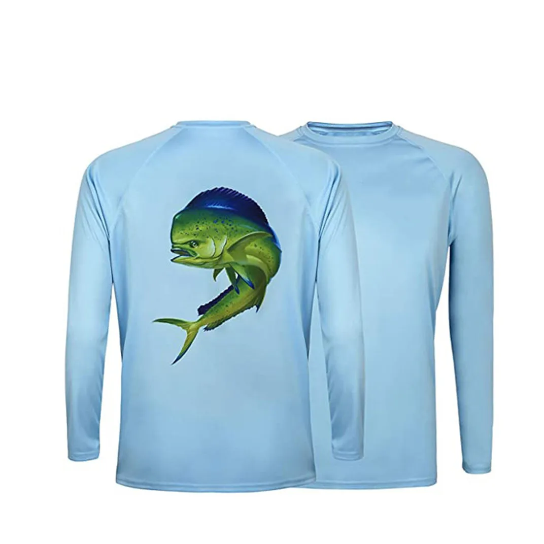 Tournament Fishing Shirts UV Protection 50+ Men's Long Sleeve Jersey Breathable Fishing Clothing Sublimation New