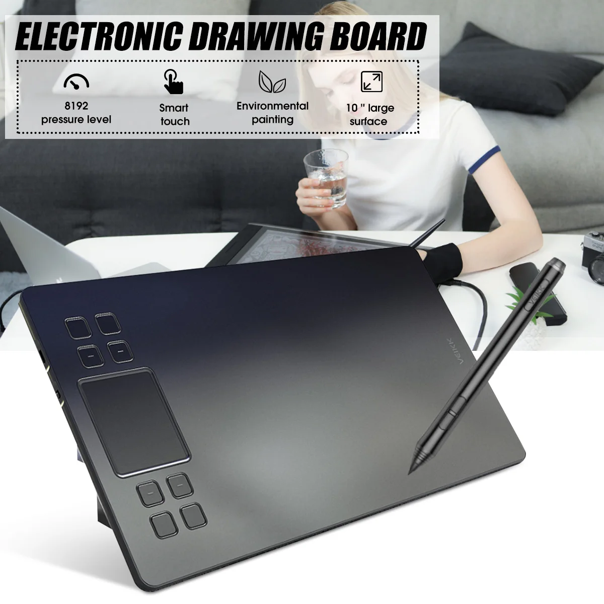 A50 Digitale Tabletten Zeichnung Tablet Mit 8192 Ebenen Batterie-freies Passive Stift Unterstützung Windows XP/Vista/7/8/8.1/10 und-Mac OS A50 Digitale Tabletten Zeichnung Tablet Mit 8192 Ebenen Batterie-freies Passive Stift Unterstützung Windows XP/Vista/7/8/8.1/10 und-Mac OS