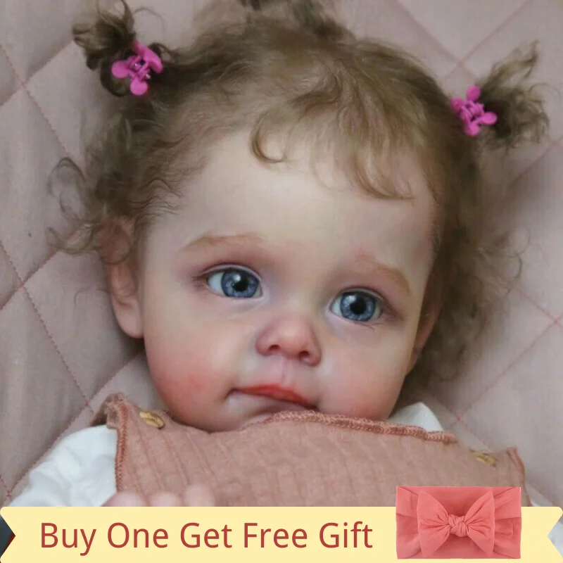 Реалистичный набор Bebe Reborn Maggi True Baby виниловые нежные прикосновения неокрашенные