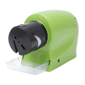 

Electric Knife Sharpener, Multi-functional Motorized Knife Blade Sharpener, Home Kitchen Knives Sharpening Tool green