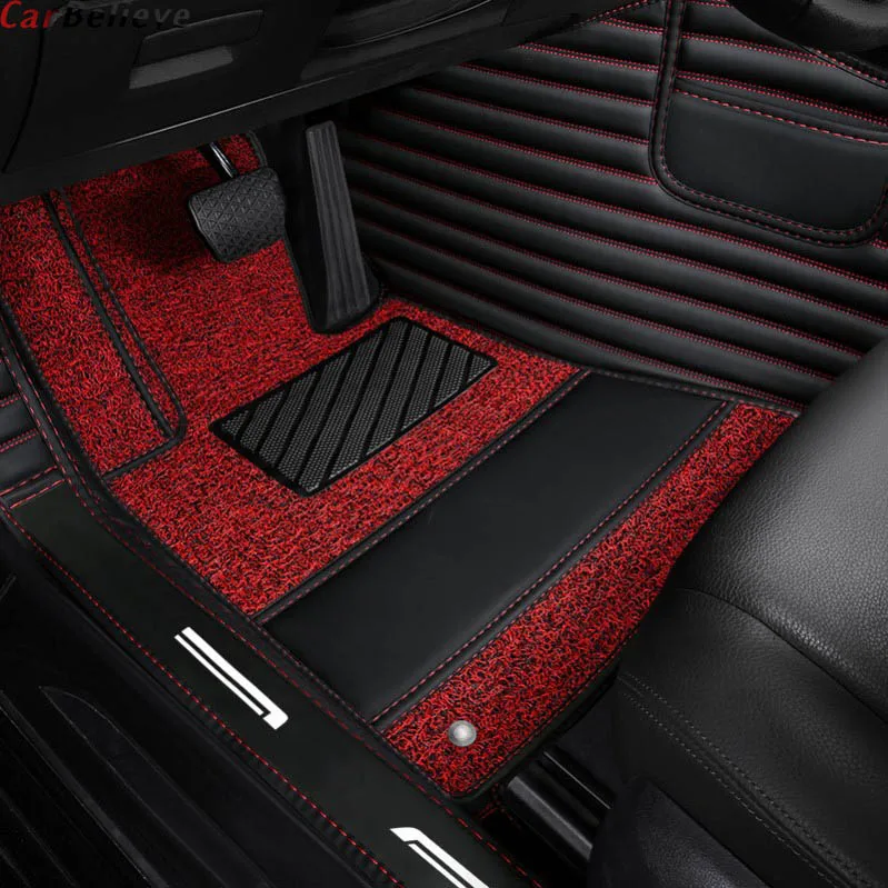 Custom made car floor mats for skoda karoq kodiaq accessories rapid spaceback octavia fabia 1 superb accessorie rugs carpet - Название цвета: Color  8