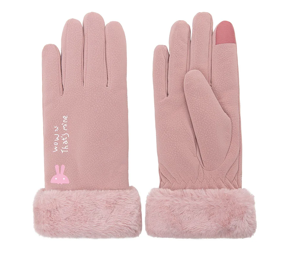 Evrfelan материал Зимние перчатки для женщин водонепроницаемые перчатки и варежки хлопок внутренняя ручная одежда толстые теплые ветрозащитные перчатки