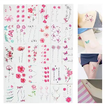 

30 Sheets Tattoo Sticker Waterproof Temporary Tattoo Body Sticker Arm Clavicle Body Art Hand Foot for Kid Adult
