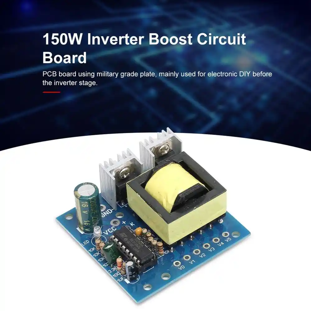 150W Converter DC 12V to AC 220V Inverter Boost Module Step Up Board