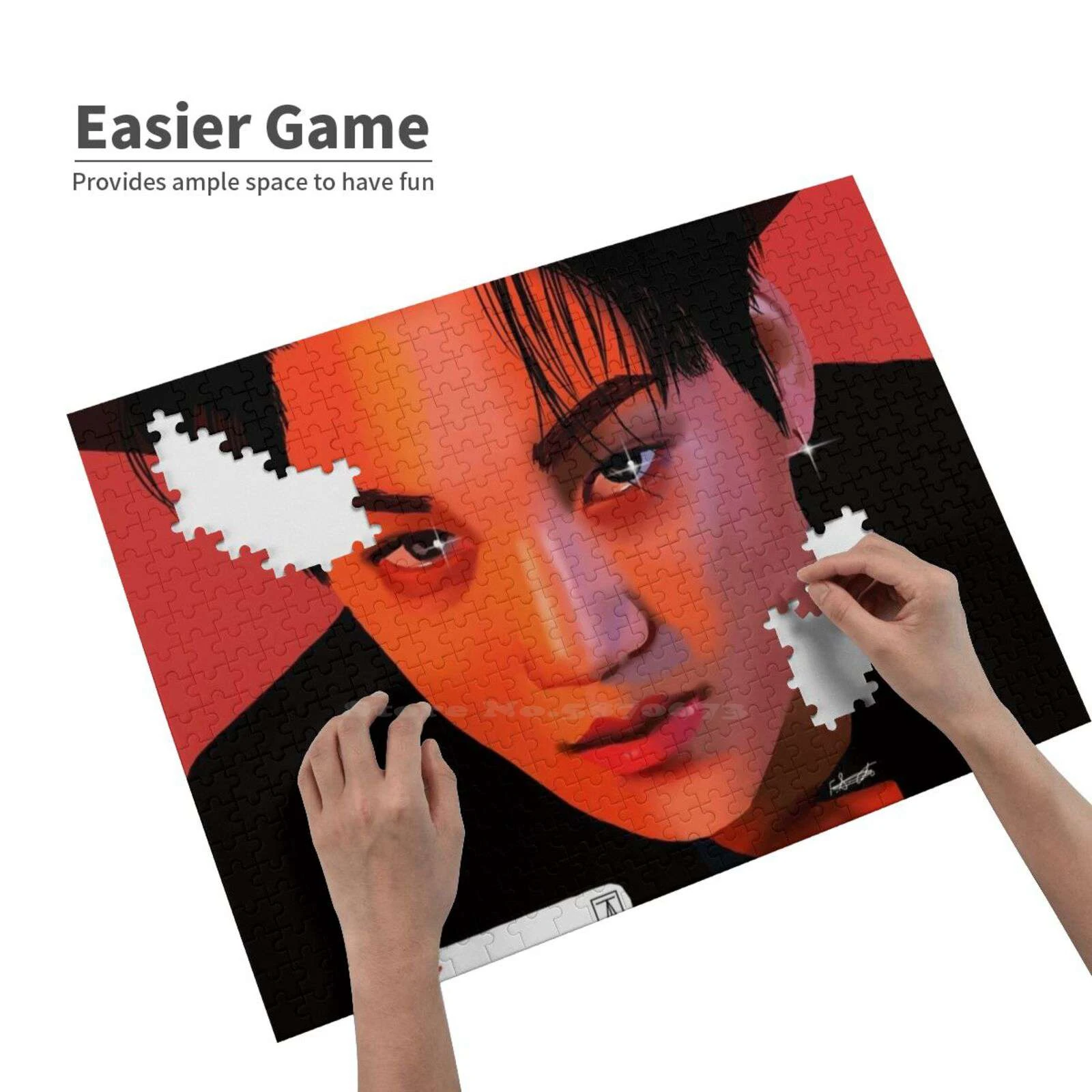 Exo Kai Casino Jigsaw Puzzle Puzzles For Adults Release Pressure Kids Games Toys Kpop Kpop Fanart Exo Kai Kai Kim Jong In Puzzles Aliexpress