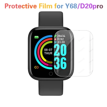 

Hydrogel Protective Film for Y68 Smart Watch Protection Film Cover Screen Protector for D20pro Smart Bracelet TPU
