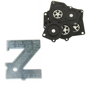 

10pcs Metering Diaphragm For Stens 615-097 Carburetors+1pc Carburetor Gauge Tool For Zama A015006 C1S Carburetors