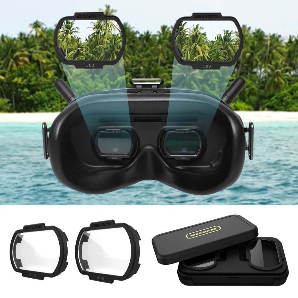Drone Goggles Cover Myopia Lenses DJI FPV Goggles V2 Corrective HD Aspherical Resin Nearsighted Glasses Accessories