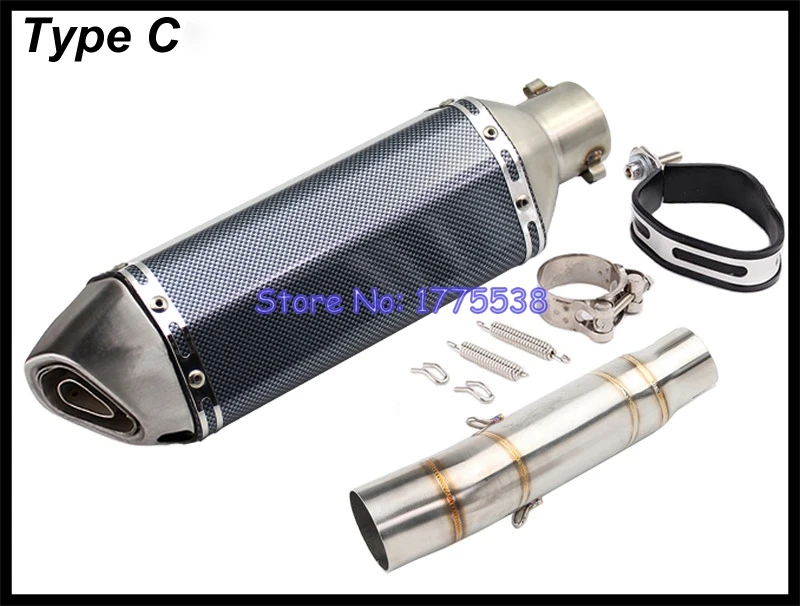 For Honda CBR300R 2014-2022 CB300F 2015-2021 Motorcycle Exhaust Muffler Middle Link Pipe Muffler Escape Silencer Connect Pipe - Image 3