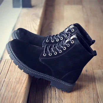 

Winter Men Boots Warm Snow Boots Men Waterproof Footwear Leather Work Shoes Men Outdoor Sneakers Rubber Man Ankle Shoes