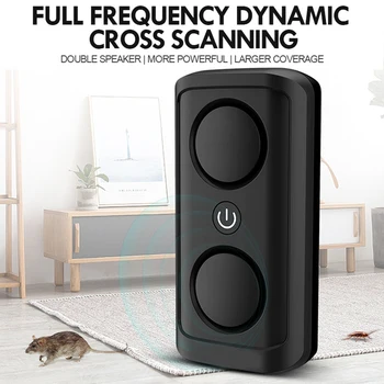 

Ultrasonic Pest Repeller Plug In Electronic Repellent Rat Mouse Spider Insect Rodent Repellent Ultrasonic Dropshipping