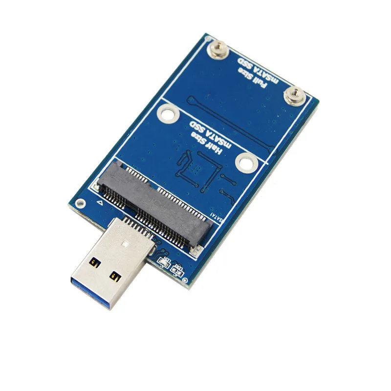 

Плата адаптера mSATA на USB 3,0, внешняя SSD PCBA конвейерная Плата расширения, внешний твердотельный диск с поддержкой 30*30 30*50 mSATA SSD