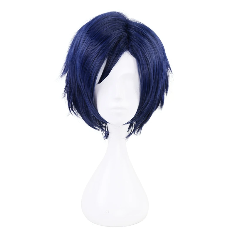 Парик My Hero Academia Iida Tenya Boku без коротких синих париков термостойкий карнавальный